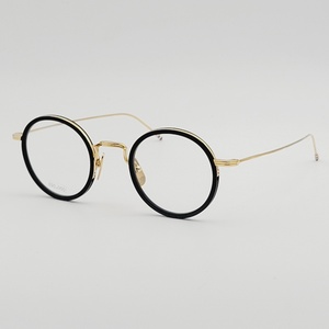 [THOM BROWNE] TBX 906 01 BLK-GLD 톰브라운 티타늄 동글이 안경