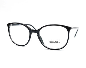 [CHANEL] CH3282 C501 샤넬 얇은 심플한 검정뿔테 원형 라운드스퀘어 안경테